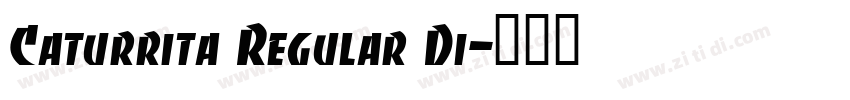 Caturrita Regular Di字体转换